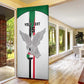 Custom Sudan Football Door Cover Go Champions Falcons of Jediane