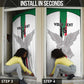 Custom Sudan Football Door Cover Go Champions Falcons of Jediane