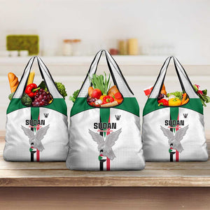 Afro Sudan Football Grocery Bag Come On Falcons of Jediane - African Pride
