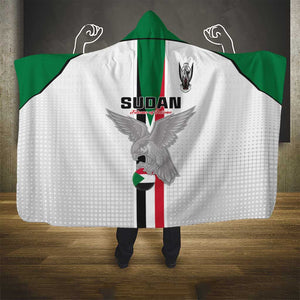 Afro Sudan Football Hooded Blanket Come On Falcons of Jediane - African Pride