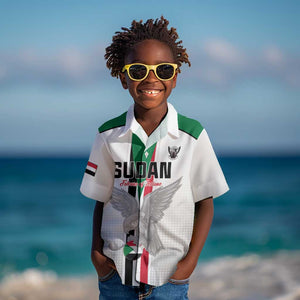 Afro Sudan Football Custom Kid Hawaiian Shirt Come On Falcons of Jediane LT15