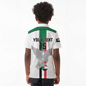 Afro Sudan Football Custom Kid Polo Shirt Come On Falcons of Jediane LT15