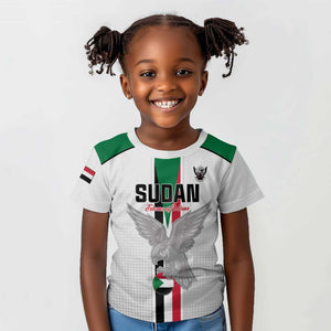 Afro Sudan Football Custom Kid T shirt Come On Falcons of Jediane LT15