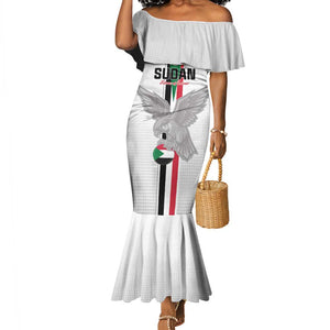 Afro Sudan Football Custom Mermaid Dress Come On Falcons of Jediane LT15