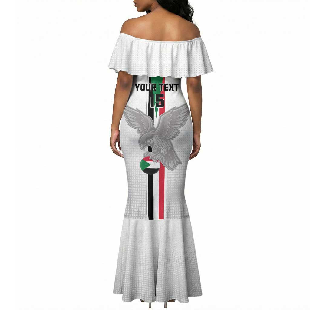 Afro Sudan Football Custom Mermaid Dress Come On Falcons of Jediane LT15