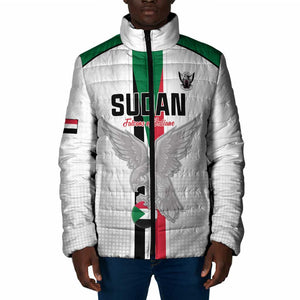 Custom Sudan Football Padded Jacket Go Champions Falcons of Jediane