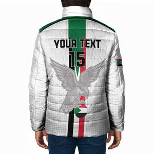 Custom Sudan Football Padded Jacket Go Champions Falcons of Jediane