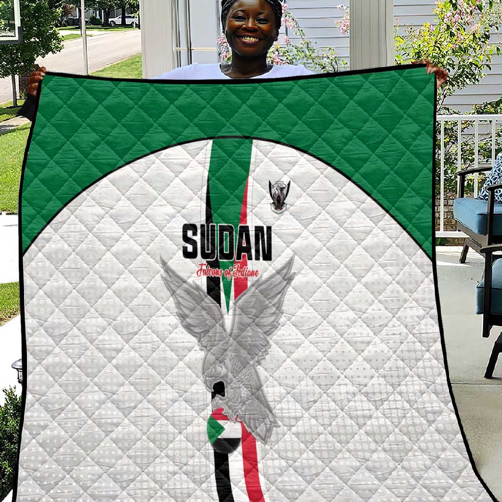 Afro Sudan Football Quilt Come On Falcons of Jediane - African Pride