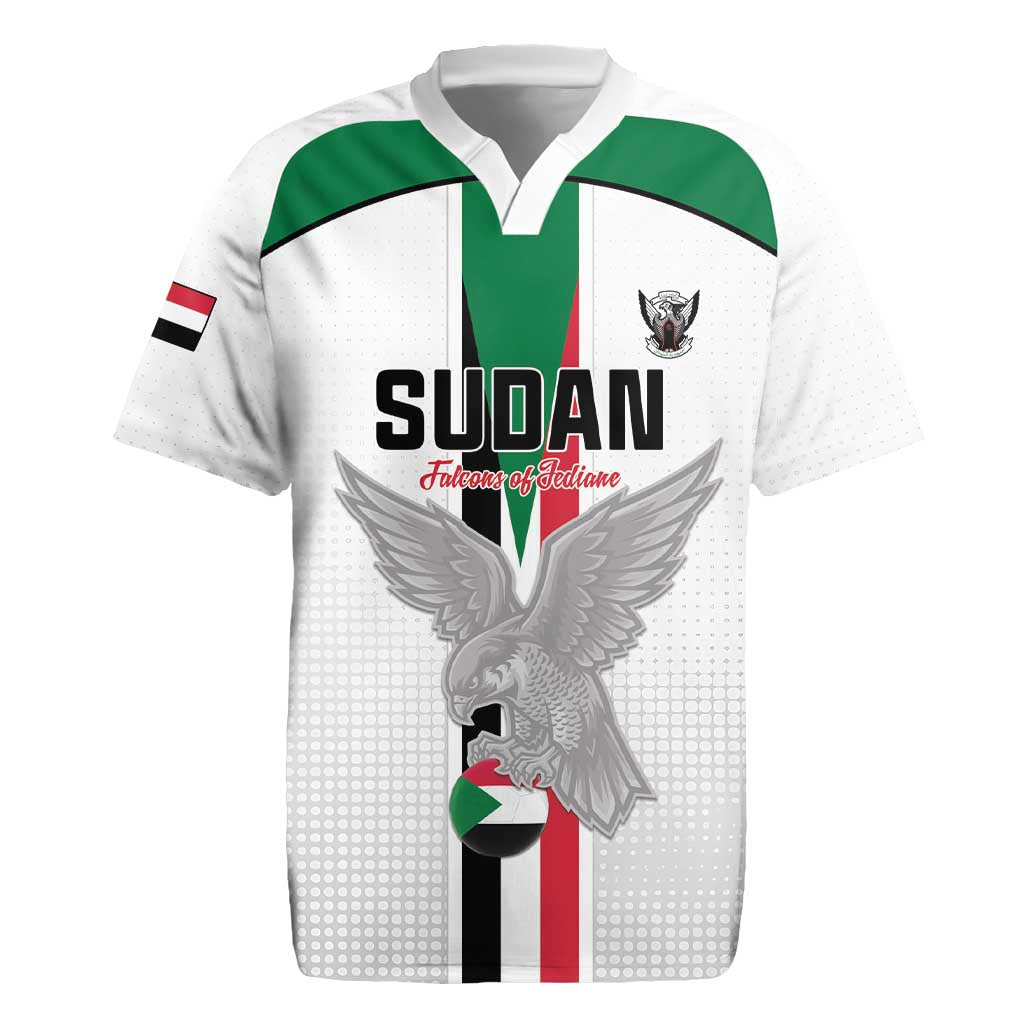 Afro Sudan Football Custom Rugby Jersey Come On Falcons of Jediane LT15