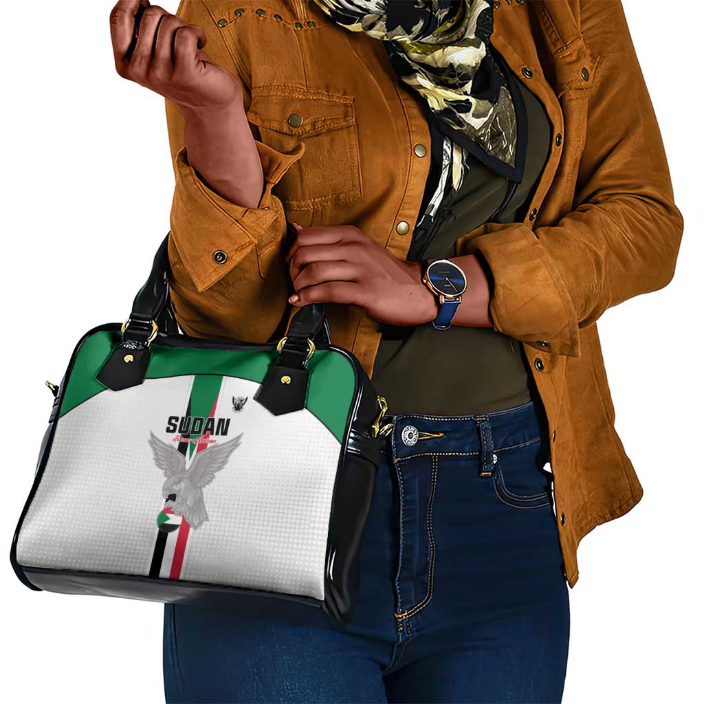 Afro Sudan Football Shoulder Handbag Come On Falcons of Jediane - African Pride