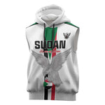 Afro Sudan Football Custom Sleeveless Hoodie Come On Falcons of Jediane - African Pride
