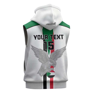 Afro Sudan Football Custom Sleeveless Hoodie Come On Falcons of Jediane - African Pride