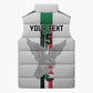 Custom Sudan Football Sleeveless Puffer Jacket Go Champions Falcons of Jediane