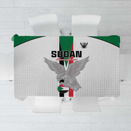 Afro Sudan Football Tablecloth Come On Falcons of Jediane - African Pride