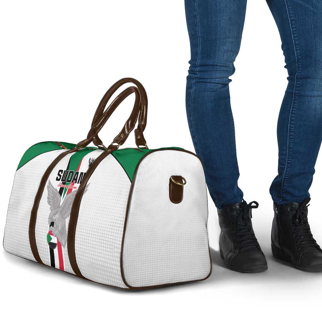Sudan Football Travel Bag Go Champions Falcons of Jediane