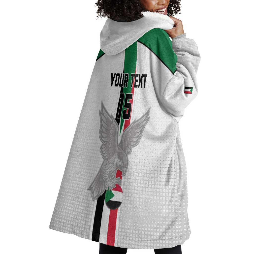 Afro Sudan Football Custom Wearable Blanket Hoodie Come On Falcons of Jediane - African Pride