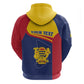 Afro Tchad Personalised Hoodie Coat Of Arms - African Pattern