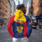Afro Tchad Personalised Hoodie Coat Of Arms - African Pattern