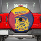 Afro Tchad Personalised Spare Tire Cover Coat Of Arms - African Pattern