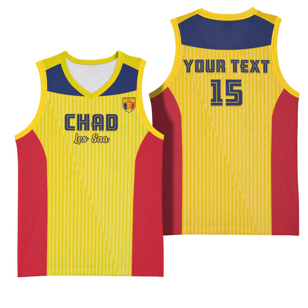 Custom Chad Football Basketball Jersey Go Champions LT15