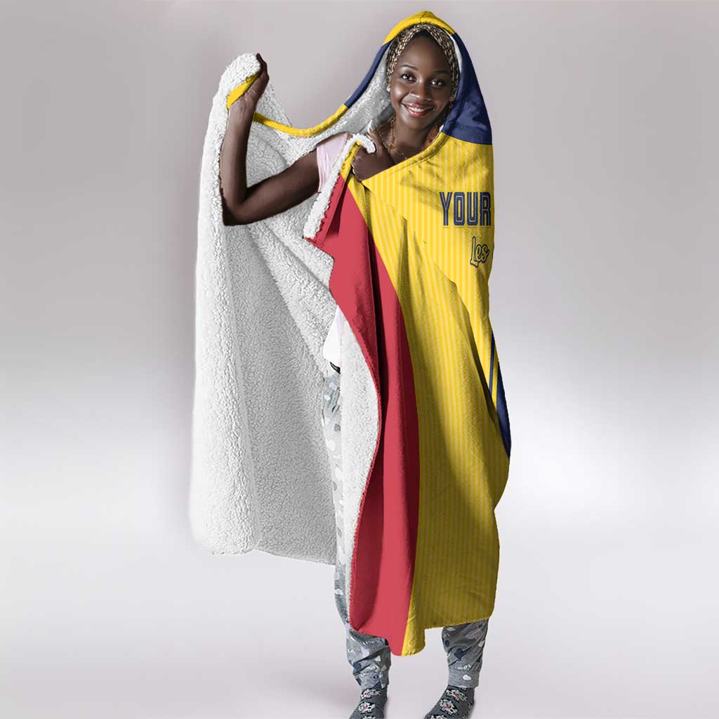 Custom Chad Football Hooded Blanket Go Champions
