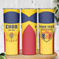 Custom Chad Football Skinny Tumbler Go Champions