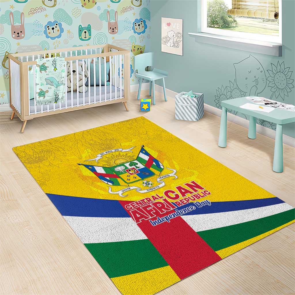CAR Area Rug Happy 65th Independence Day