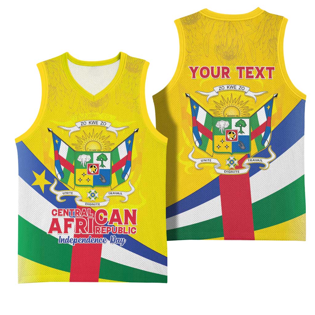 Personalised CAR Basketball Jersey Happy 65th Independence Day LT15