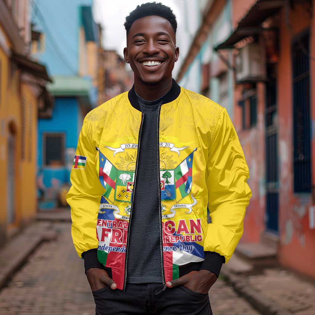Personalised CAR Bomber Jacket Happy 65th Independence Day