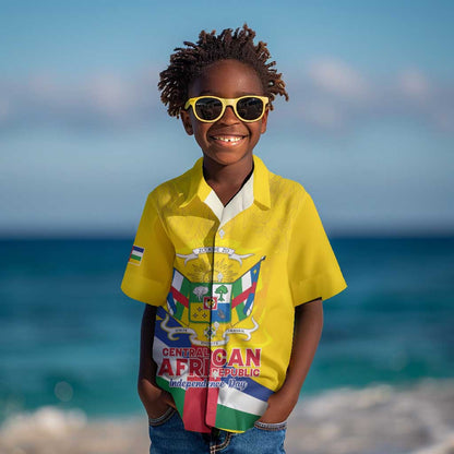 Personalised CAR Kid Hawaiian Shirt Happy 65th Independence Day