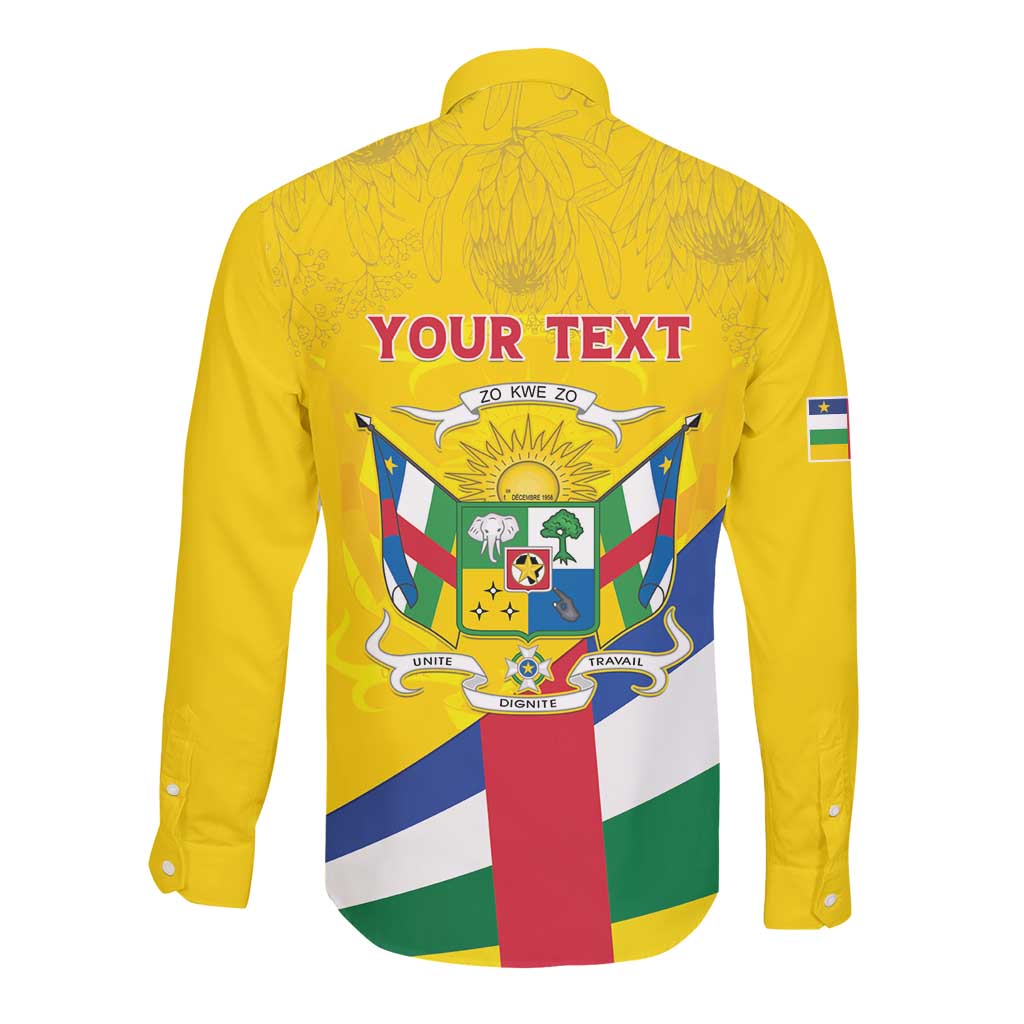 Personalised CAR Long Sleeve Button Shirt Happy 65th Independence Day