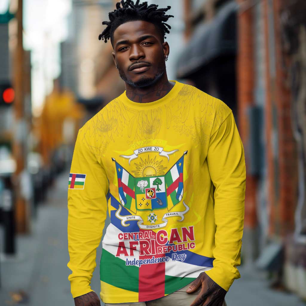 Personalised CAR Long Sleeve Shirt Happy 65th Independence Day