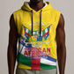Personalised CAR Sleeveless Hoodie Happy 65th Independence Day - African Pride