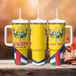 Personalised CAR Tumbler With Handle Happy 65th Independence Day