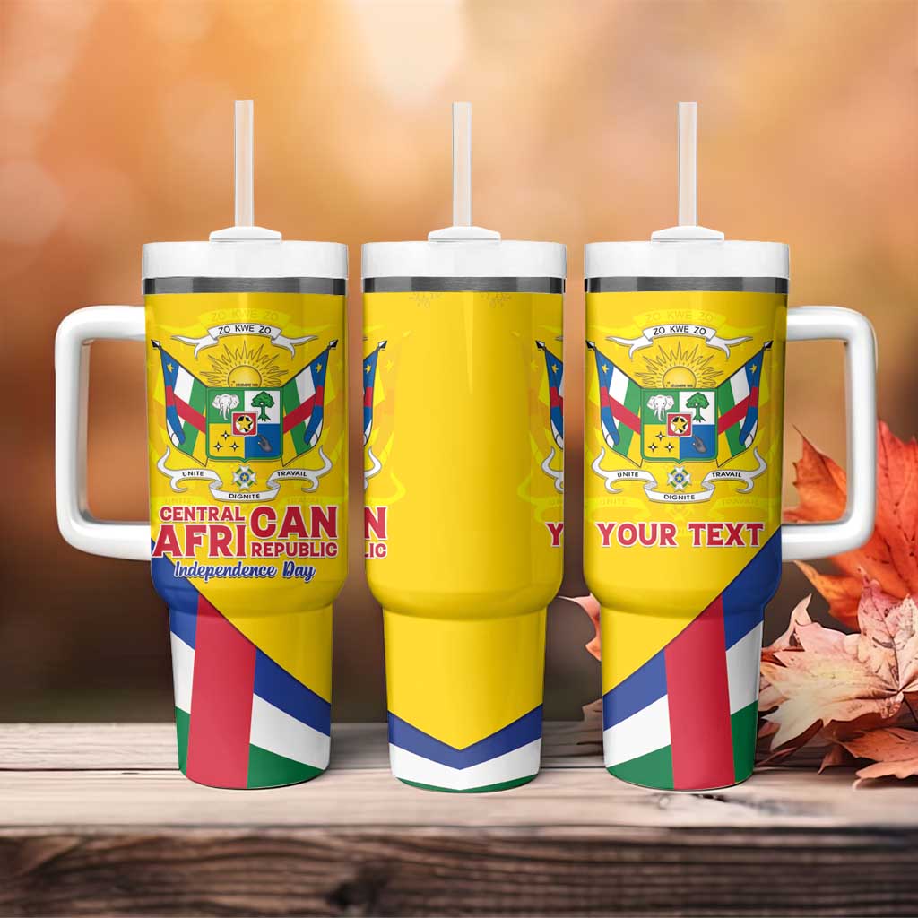 Personalised CAR Tumbler With Handle Happy 65th Independence Day