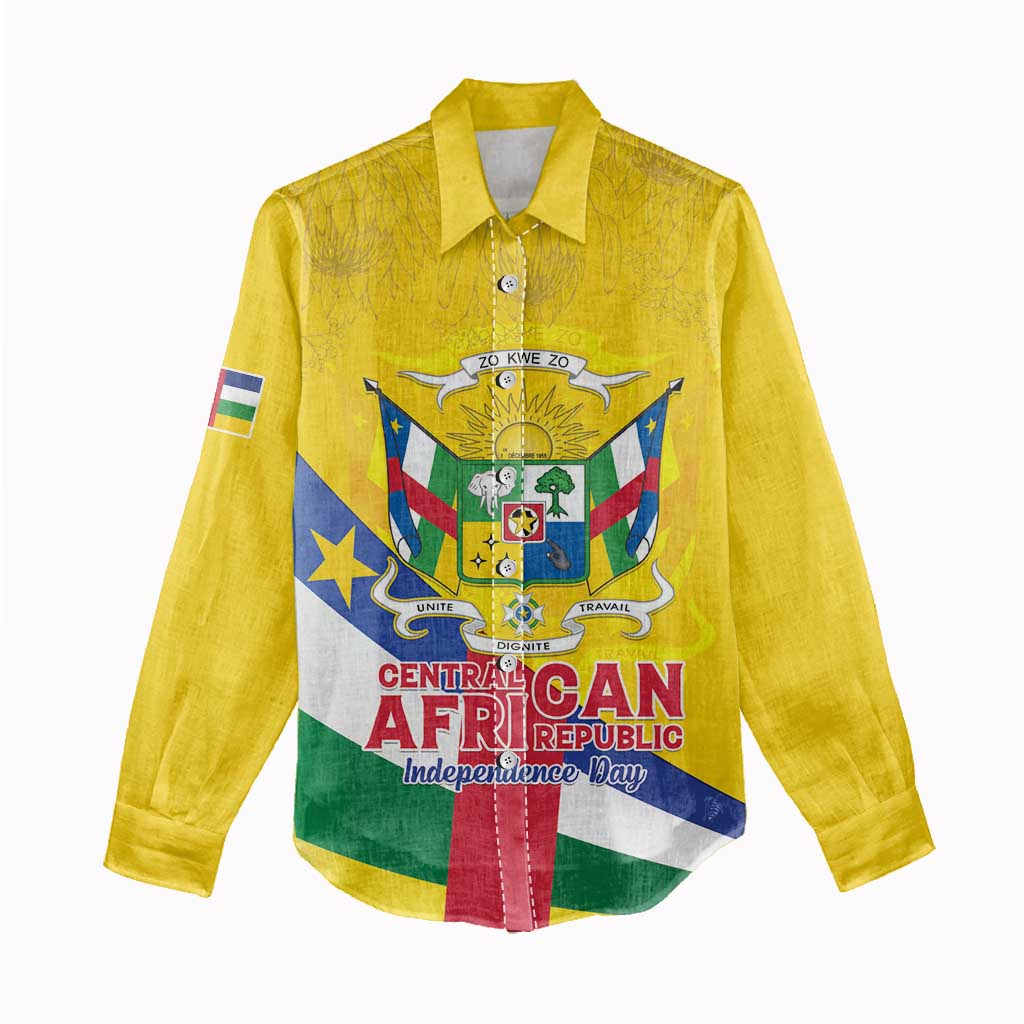Personalised CAR Women Casual Shirt Happy 65th Independence Day