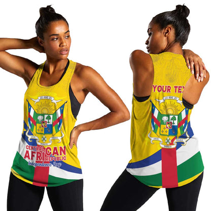 Personalised CAR Women Racerback Tank Happy 65th Independence Day