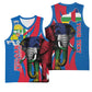Personalised Central African Republic Elephant Basketball Jersey Coat Of Arms With Map LT15