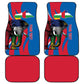 Personalised Central African Republic Elephant Car Mats Coat Of Arms With Map
