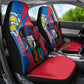 Personalised Central African Republic Elephant Car Seat Cover Coat Of Arms With Map