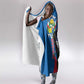 Personalised Central African Republic Elephant Hooded Blanket Coat Of Arms With Map