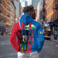 Personalised Central African Republic Elephant Hoodie Coat Of Arms With Map