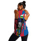 Personalised Central African Republic Elephant Women Racerback Tank Coat Of Arms With Map
