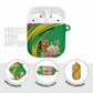Congo Republic Day AirPods Case Coat Of Arms With Tropical Flower