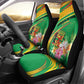 République du Congo Car Seat Cover Happy Republic Day - Grunge Style - African Pride