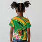 Personalized République du Congo Kid T shirt Happy Republic Day - Grunge Style - African Pride