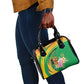 République du Congo Shoulder Handbag Happy Republic Day - Grunge Style - African Pride