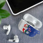Cape Verde Christmas AirPods Case Black Santa Felix Natal