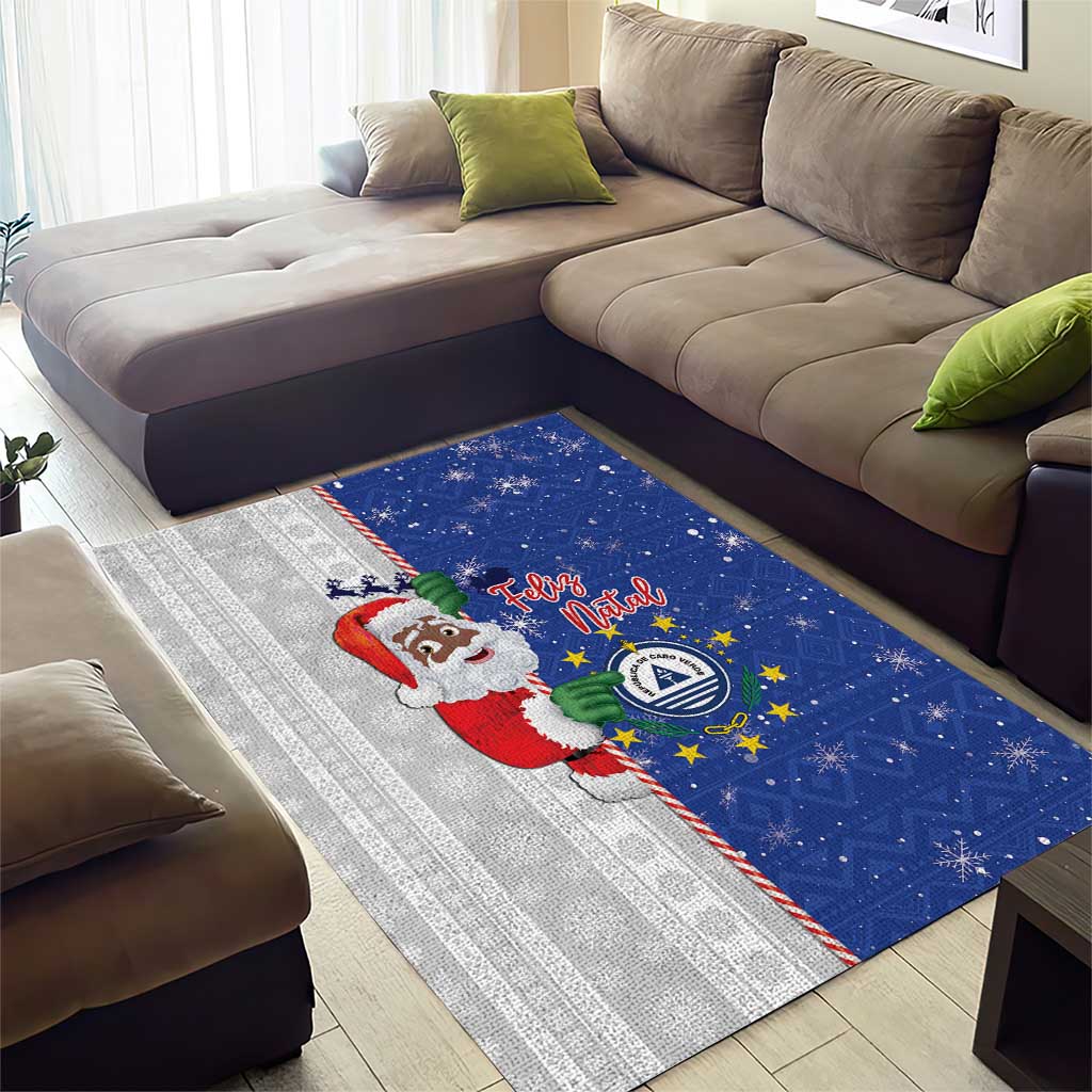 Afro Christmas in Cape Verde Area Rug Black Santa Felix Natal - African Pride