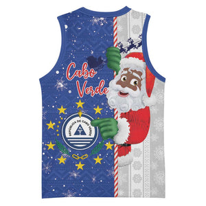 Afro Christmas in Cape Verde Basketball Jersey Black Santa Felix Natal LT15